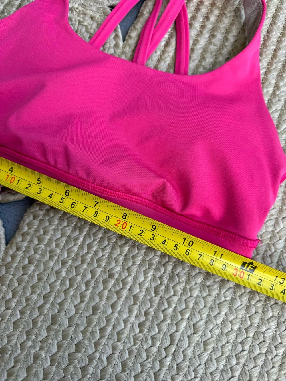 Lululemon Pink Free to Be Strappy Sports Bra Size 6 women